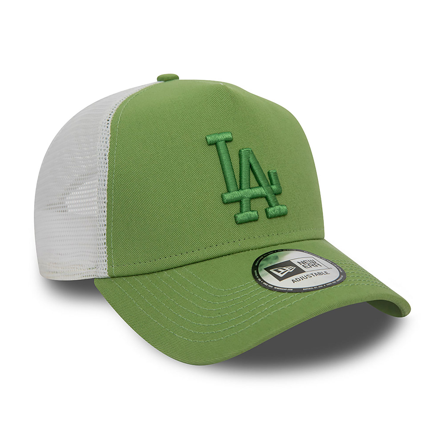LA Dodgers League Essential Green Trucker Cap