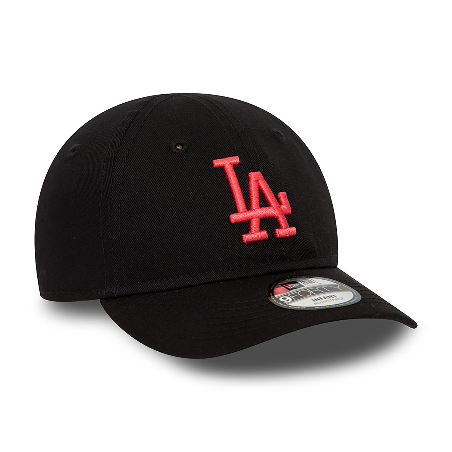 LA Dodgers Infant League Essential Black 9FORTY Adjustable Cap