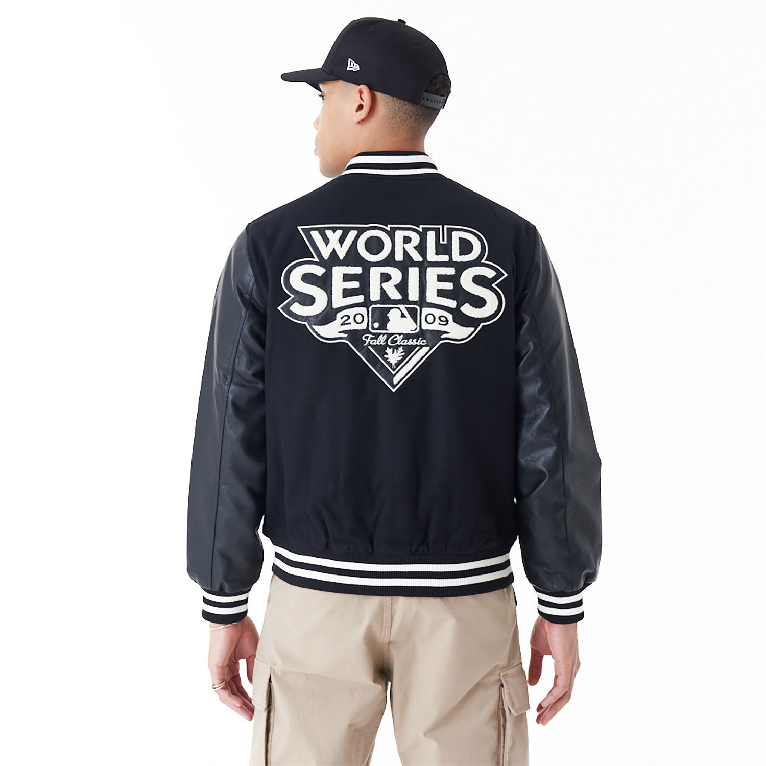 New York Yankees MLB World Series Black Varsity Jacket