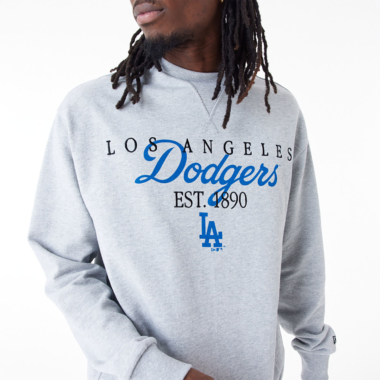 LA Dodgers MLB Lifestyle Grey Crew Neck Sweatshirt