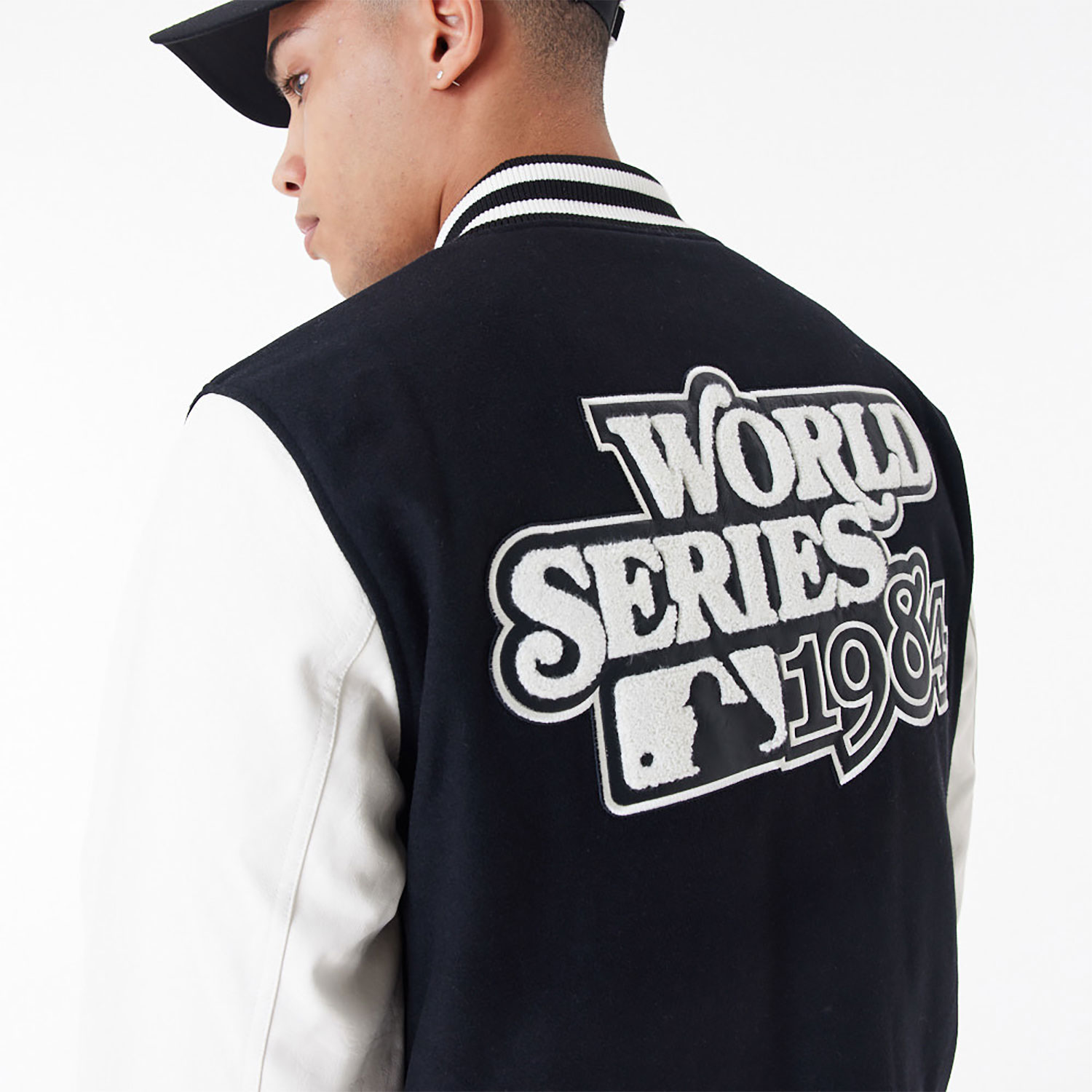 Detroit Tigers MLB World Series Black Varsity Jacket