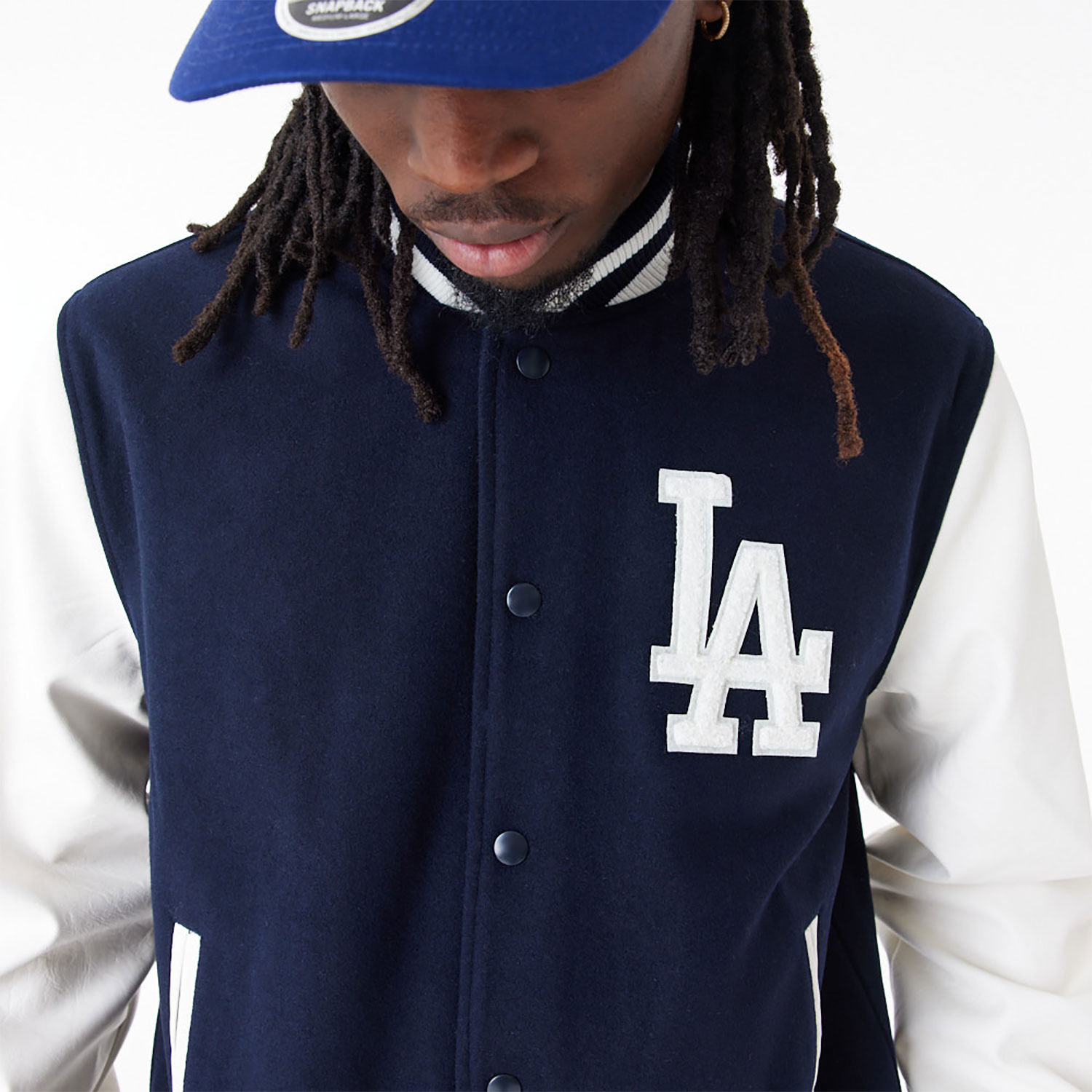 LA Dodgers MLB World Series Navy Varsity Jacket