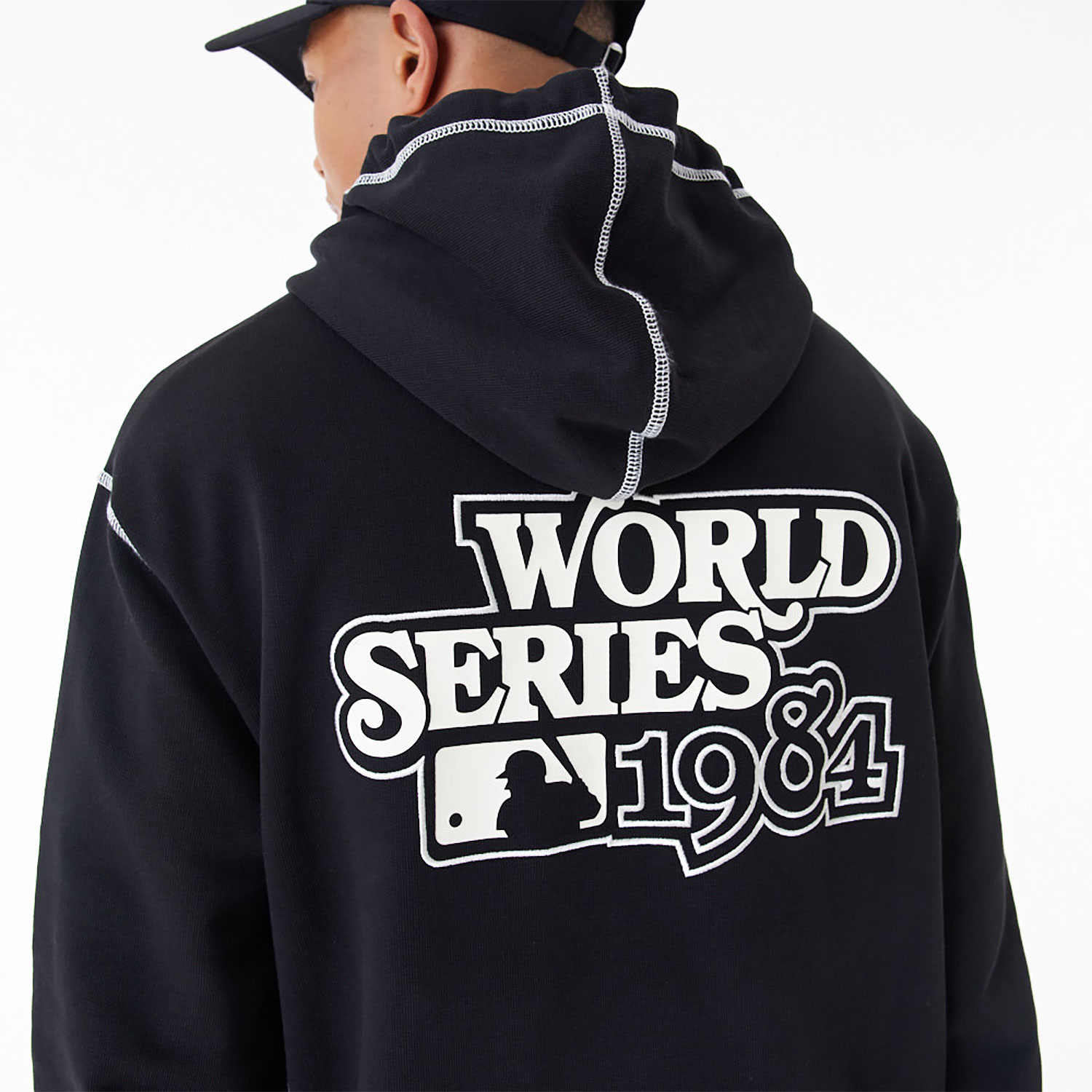 Detroit Tigers MLB World Series Black Oversized Pullover Hoodie