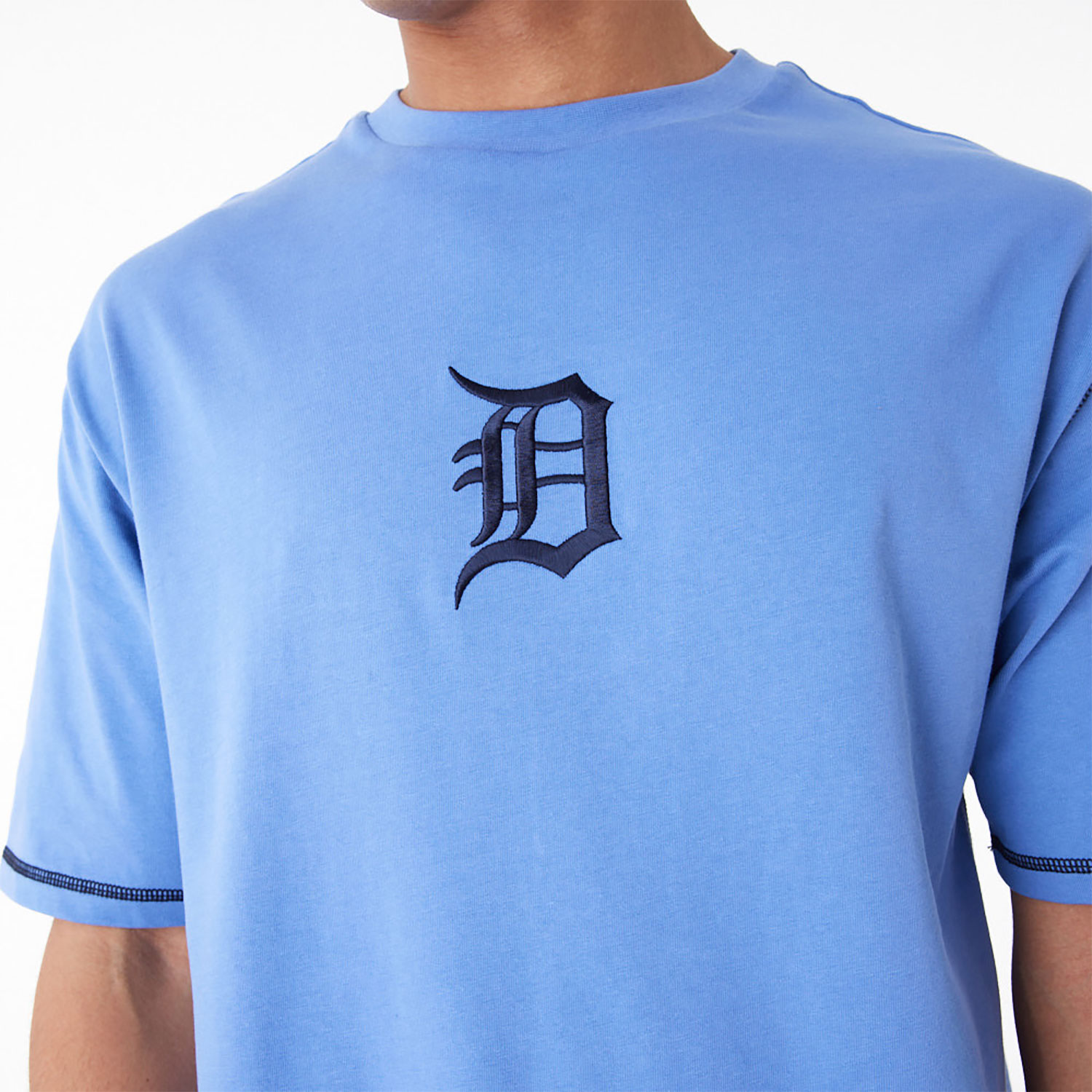 Detroit Tigers MLB World Series Blue Oversized T-Shirt