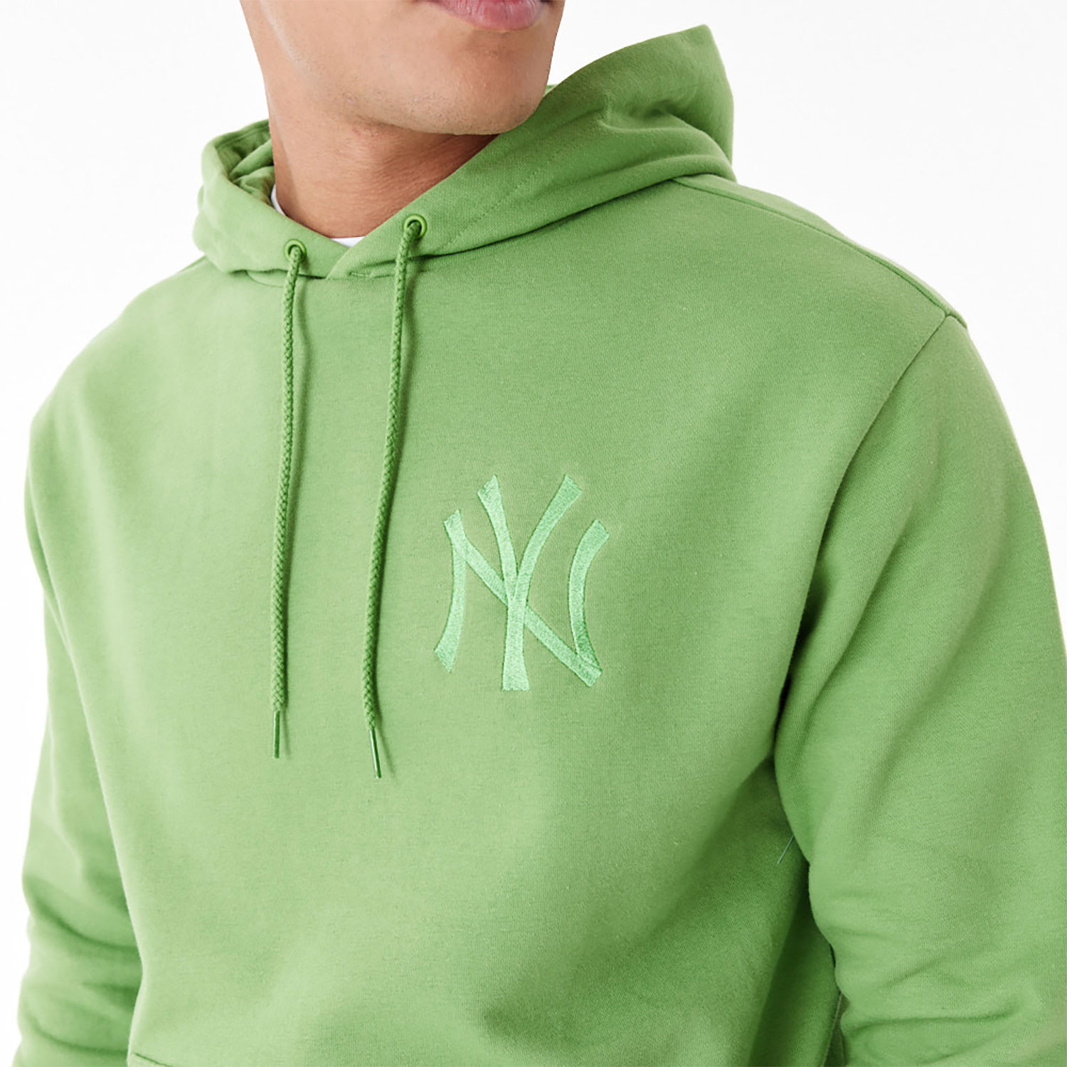 New York Yankees League Essential Green Oversized Pullover Hoodie