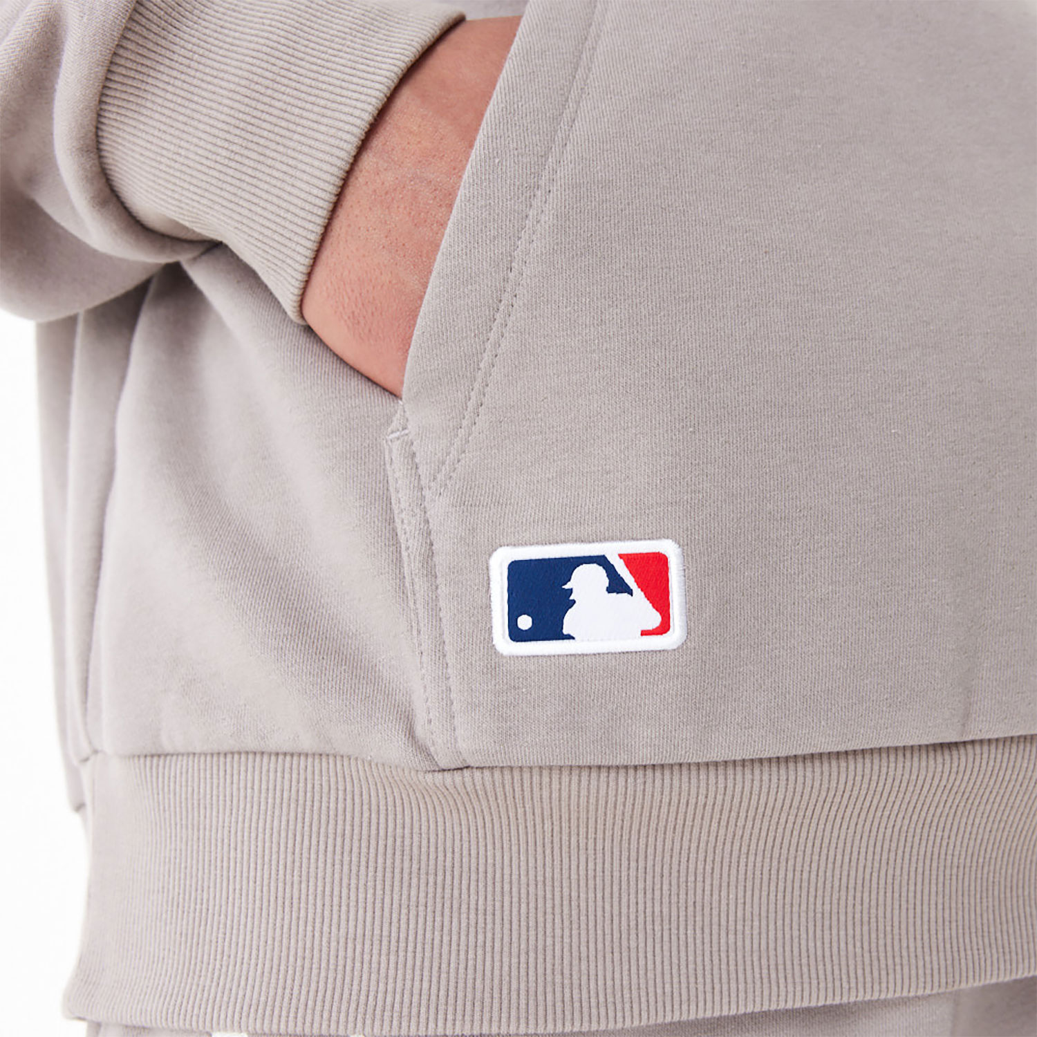 New York Yankees League Essential Brown Oversized Pullover Hoodie