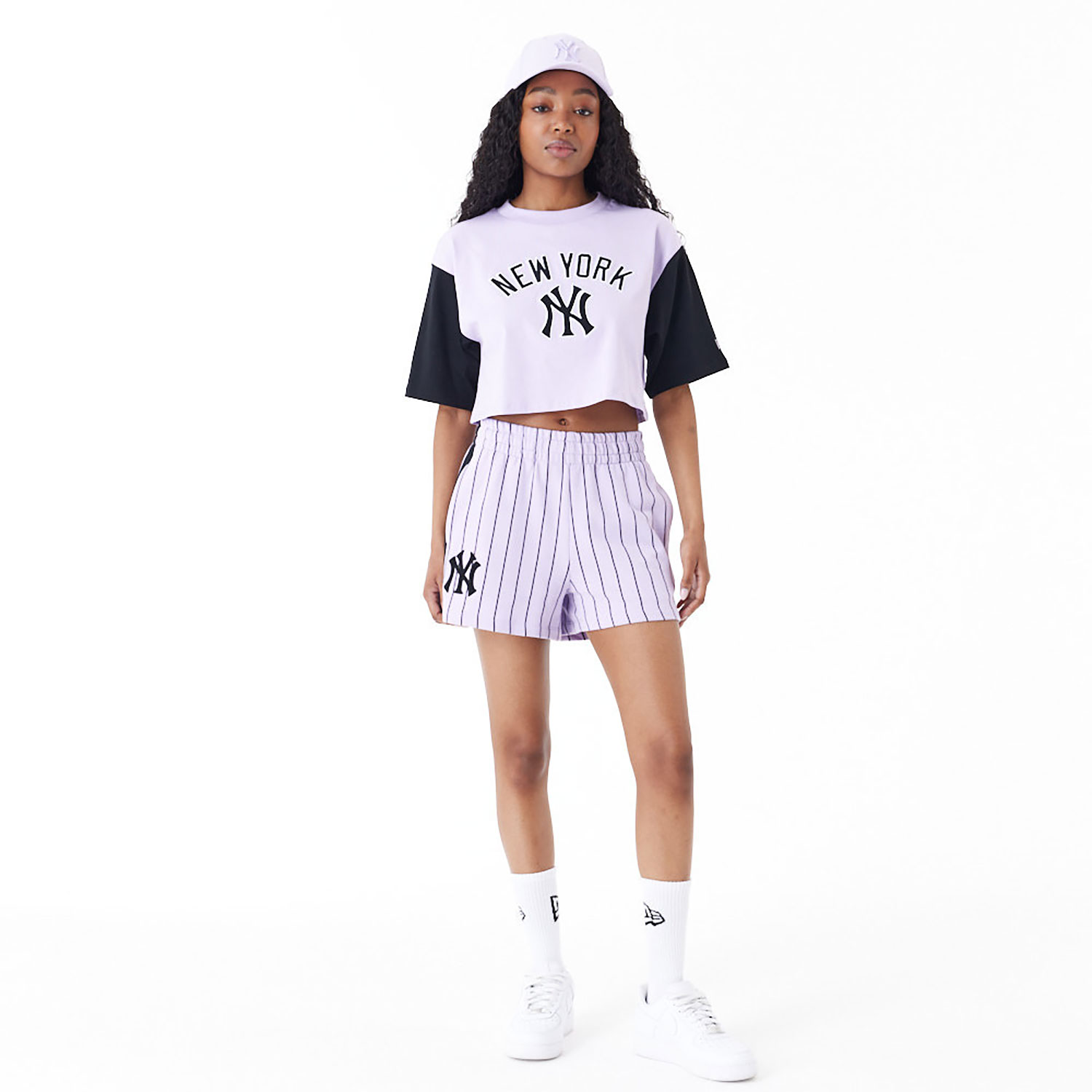 New York Yankees MLB Lifestyle Purple Shorts