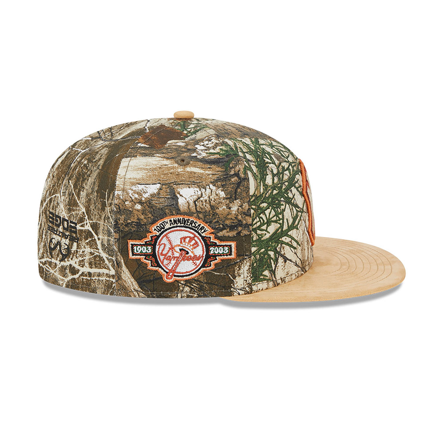 New York Yankees MLB Real Tree Camo 59FIFTY Fitted Cap