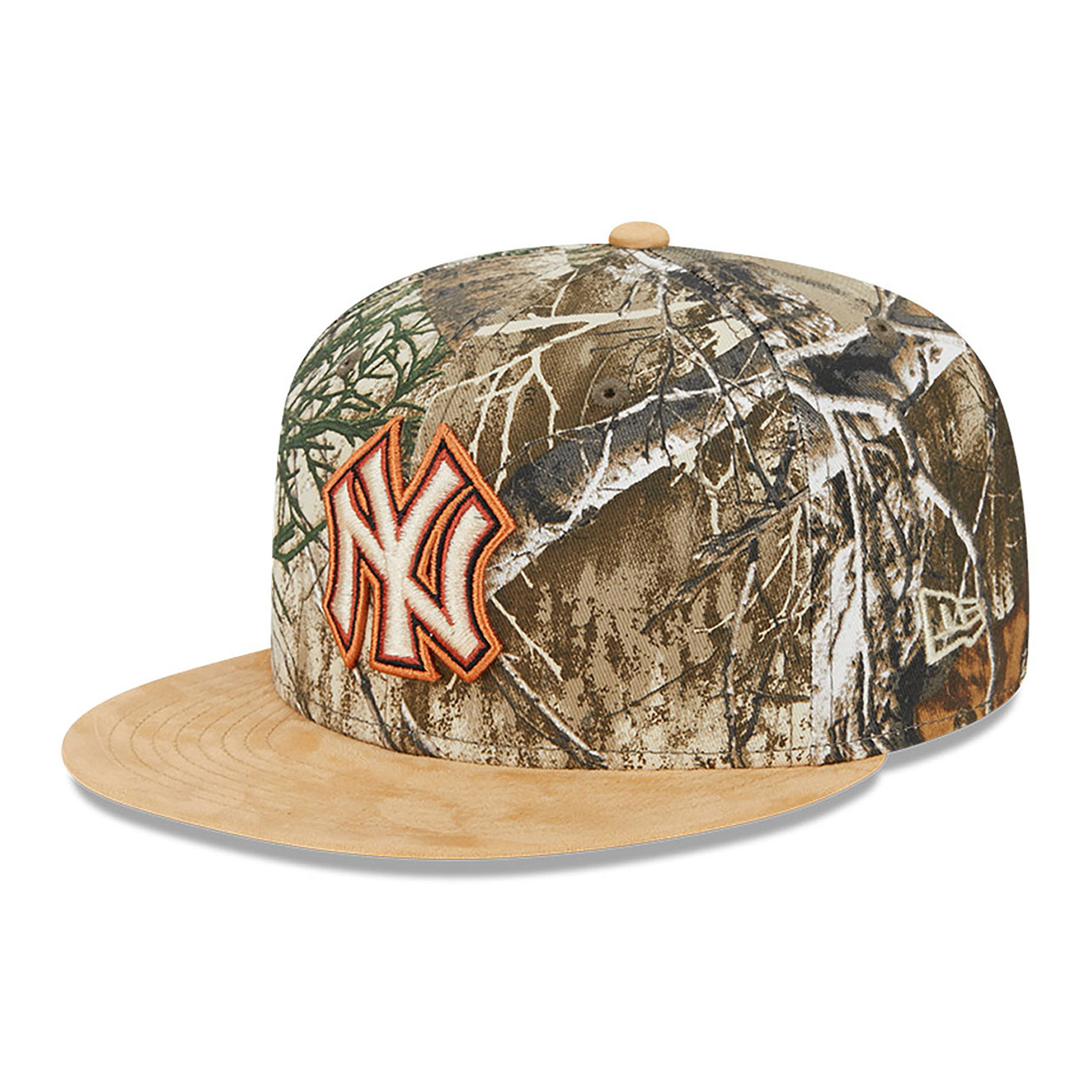 New York Yankees MLB Real Tree Camo 59FIFTY Fitted Cap