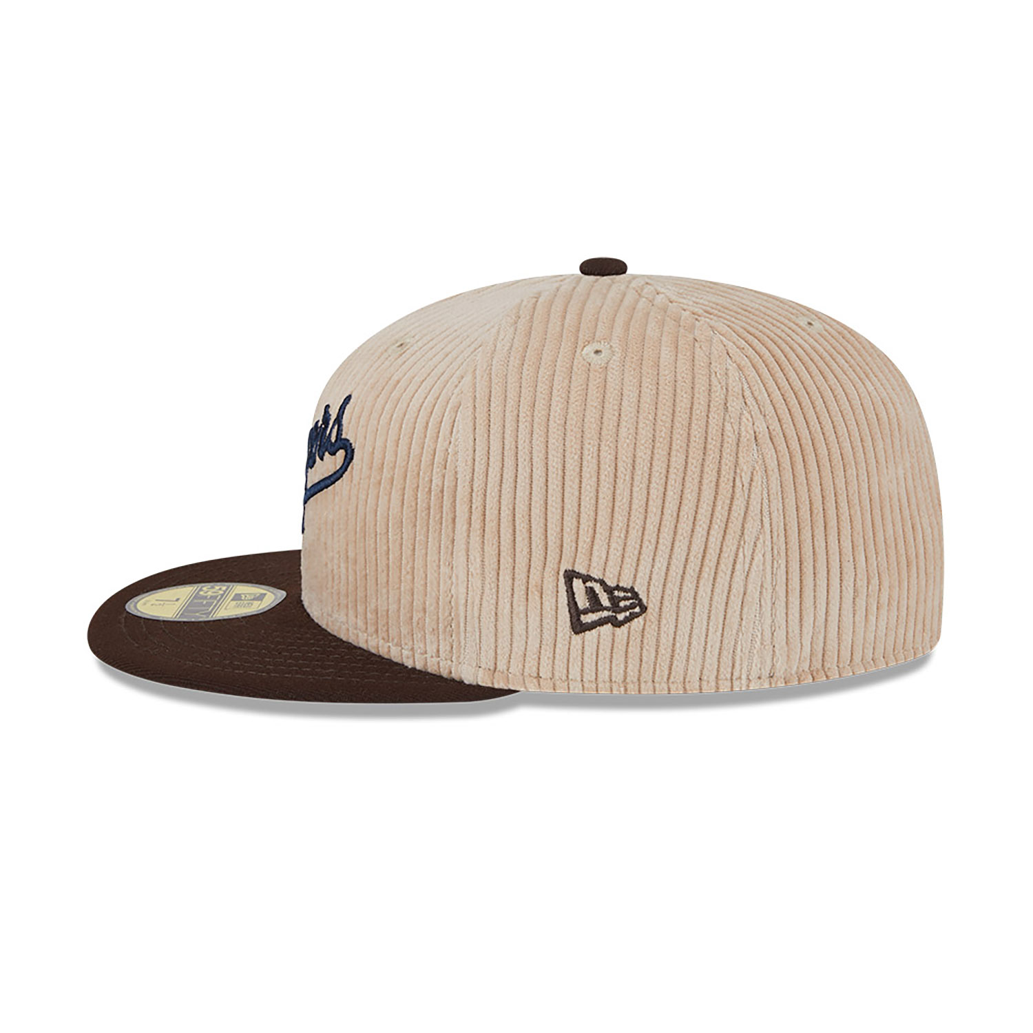 LA Dodgers Fall Cord Beige 59FIFTY Fitted Cap