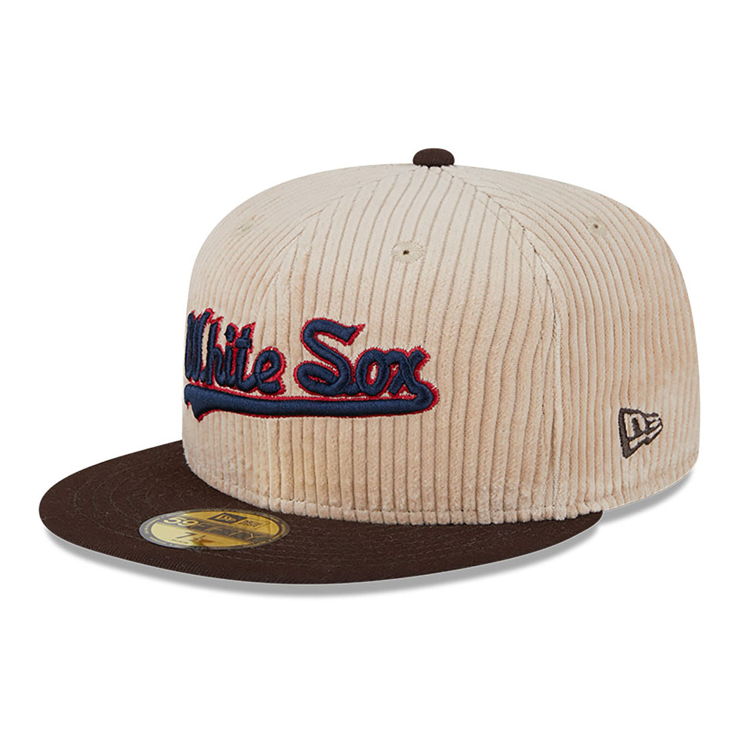Chicago White Sox Fall Cord Beige 59FIFTY Fitted Cap