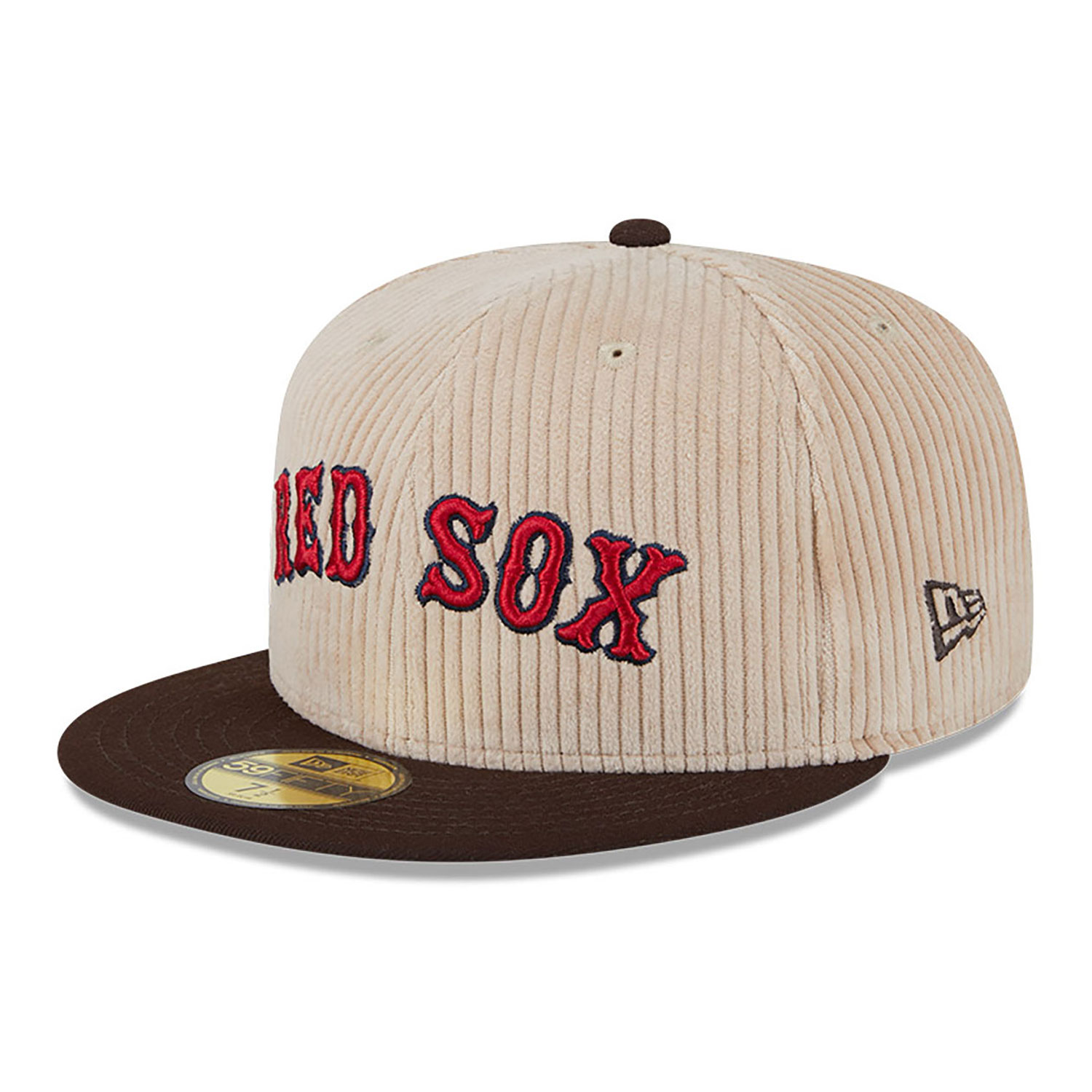 Boston Red Sox Fall Cord Beige 59FIFTY Fitted Cap