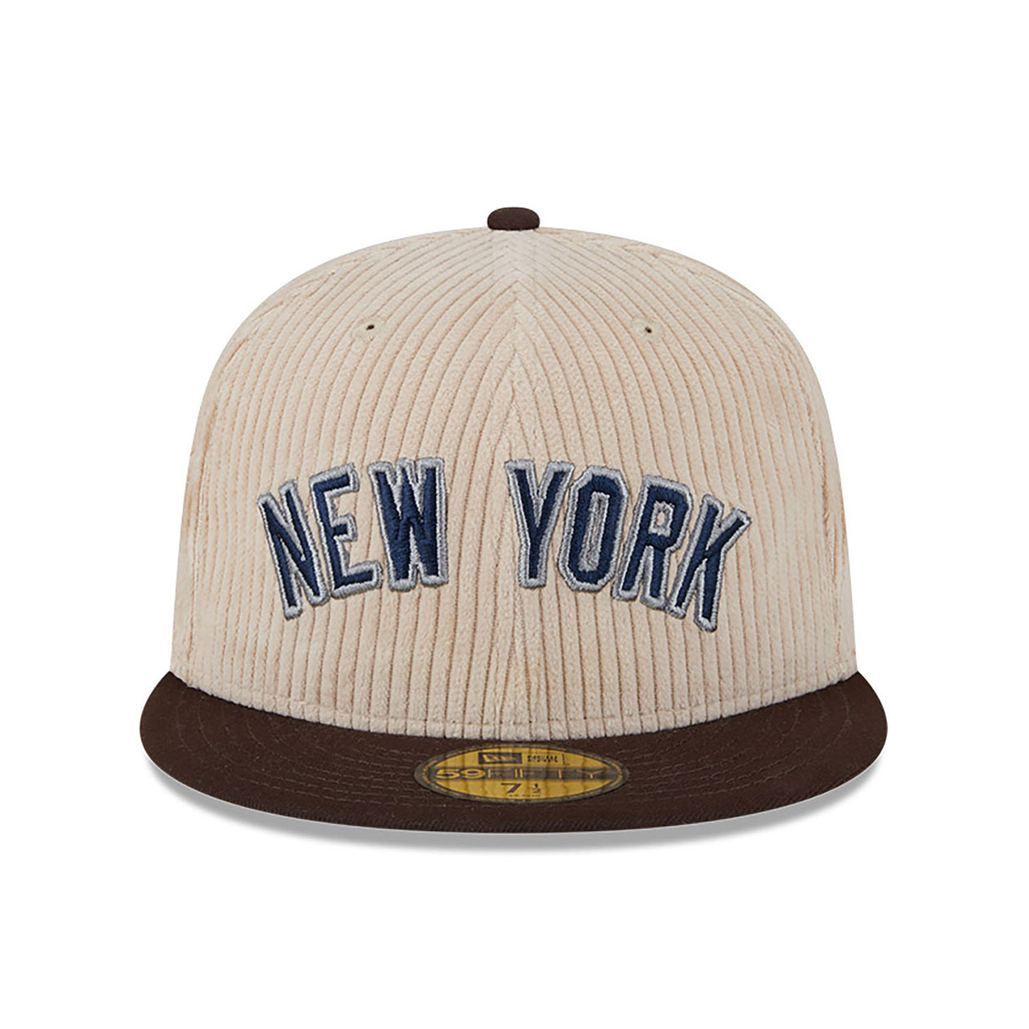 New York Yankees Fall Cord Beige 59FIFTY Fitted Cap