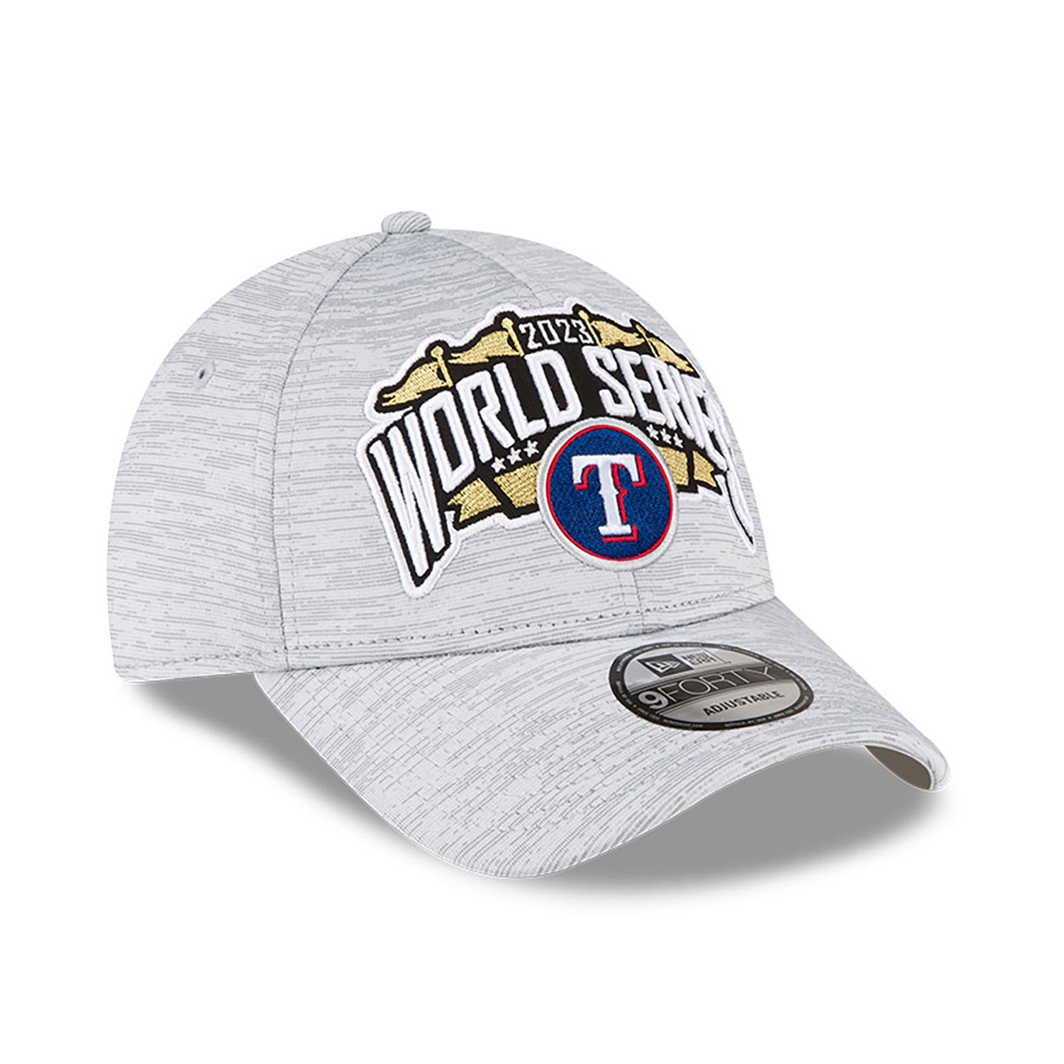 Texas Rangers MLB World Series Champions Grey 9FORTY Adjustable Cap