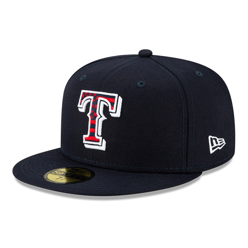 Official New Era Texas Rangers MLB July 4th OnField Navy 59FIFTY