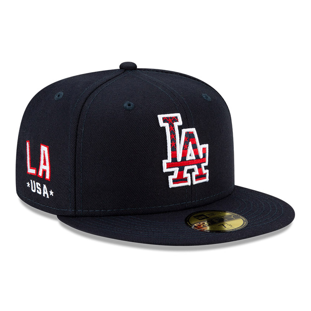 Official New Era LA Dodgers MLB July 4th On-Field Navy 59FIFTY Fitted ...