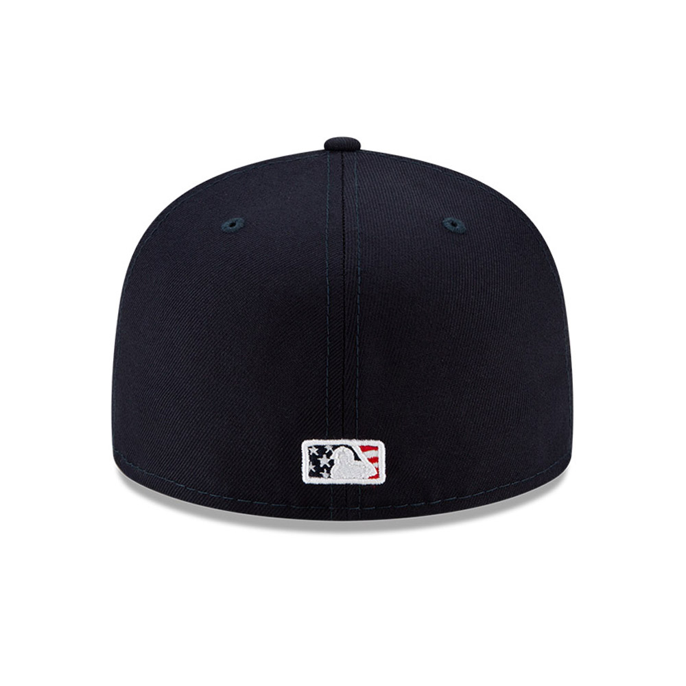 Official New Era Boston Red Sox MLB July 4th On-Field Navy 59FIFTY