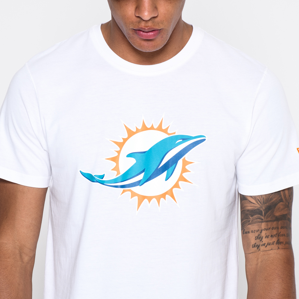 white miami dolphins t shirt
