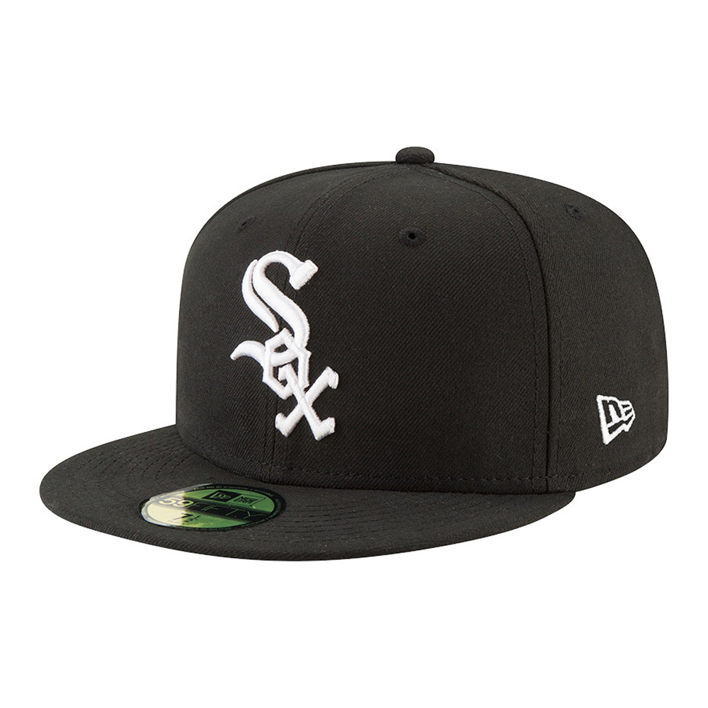 Chicago White Sox Authentic On Field Game Black 59FIFTY Cap New Era Cap