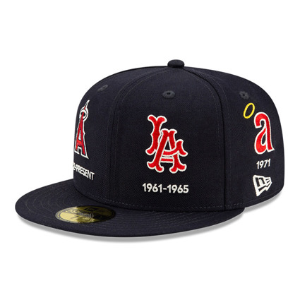 Los Angeles Angels Cardinal Blue 1961 New Era 59Fifty Fitted in