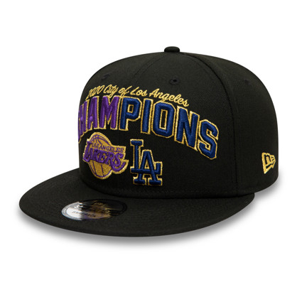 Official New Era LA Lakers & LA Dodgers Co Champs 9FIFTY Snapback Cap  A12429_331