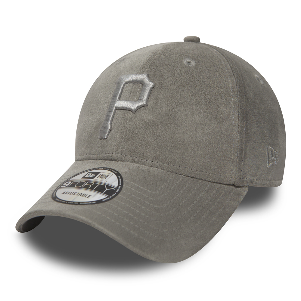 Pittsburgh Pirates Suede Essential Grey 9FORTY A1794_285 | New Era Cap UK
