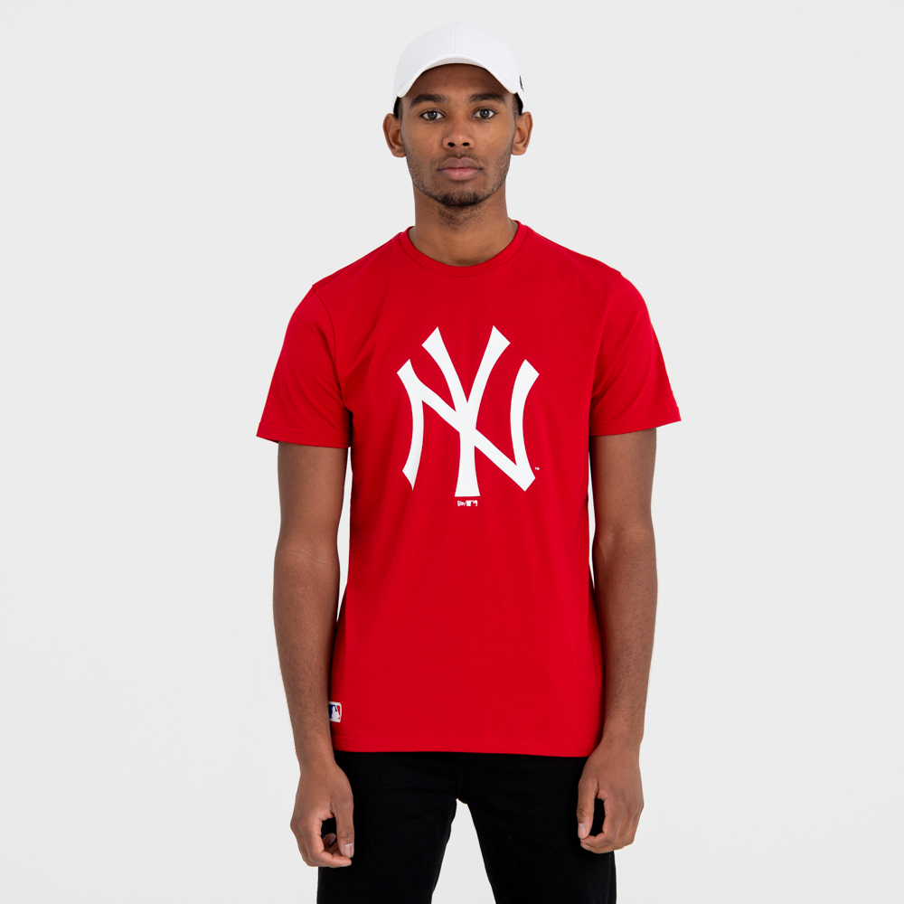 New York Yankees Team Logo Red T-Shirt | New Era Cap