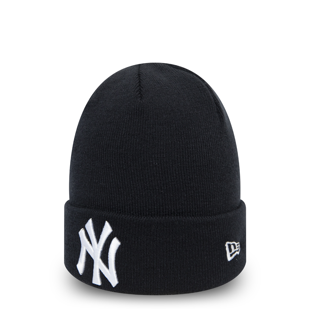 Official New Era New York Yankees Essential Navy Cuff Beanie Hat | New Era  Cap UK