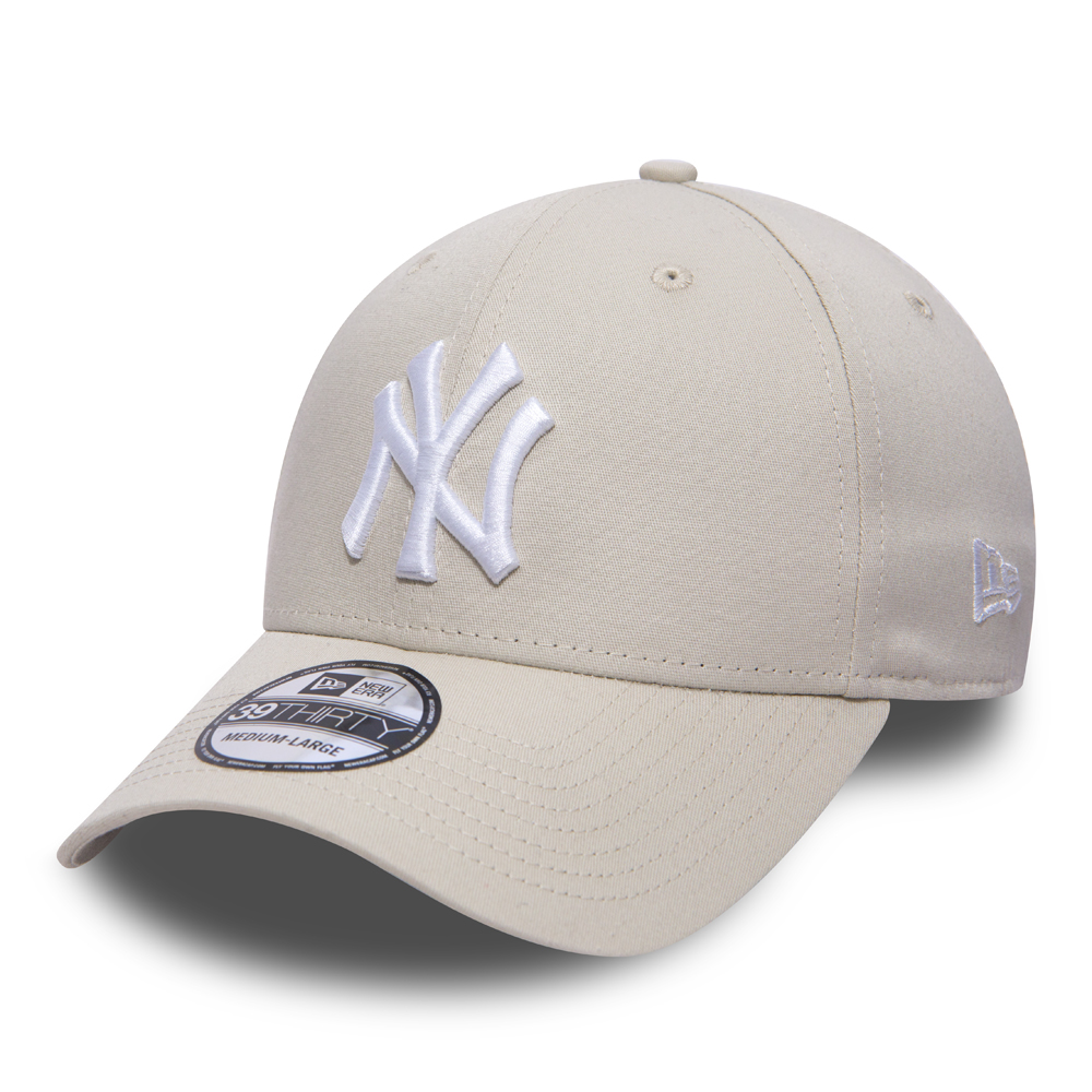 New York Yankees Essential Cream 39THIRTY Stretch Fit Cap A79_282 | New ...