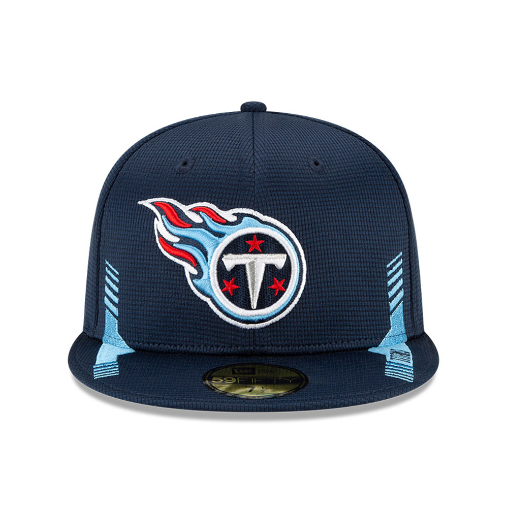 Official New Era Tennessee Titans NFL 21 Sideline Home Blue 59FIFTY ...
