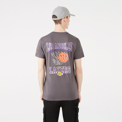 New Era t-shirt NBA Throwback Graphic Los Angeles Lakers purple