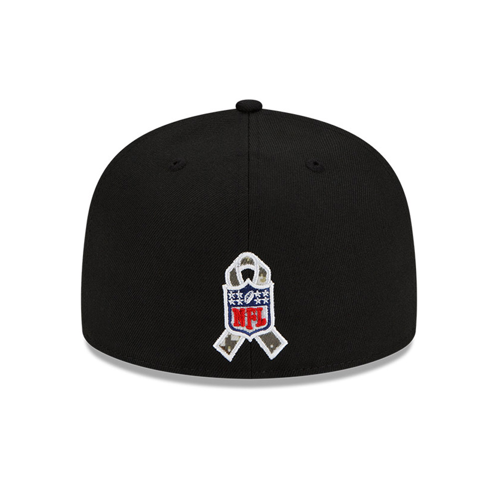 Official New Era Dallas Cowboys NFL 21 Salute to Service Black 59FIFTY ...