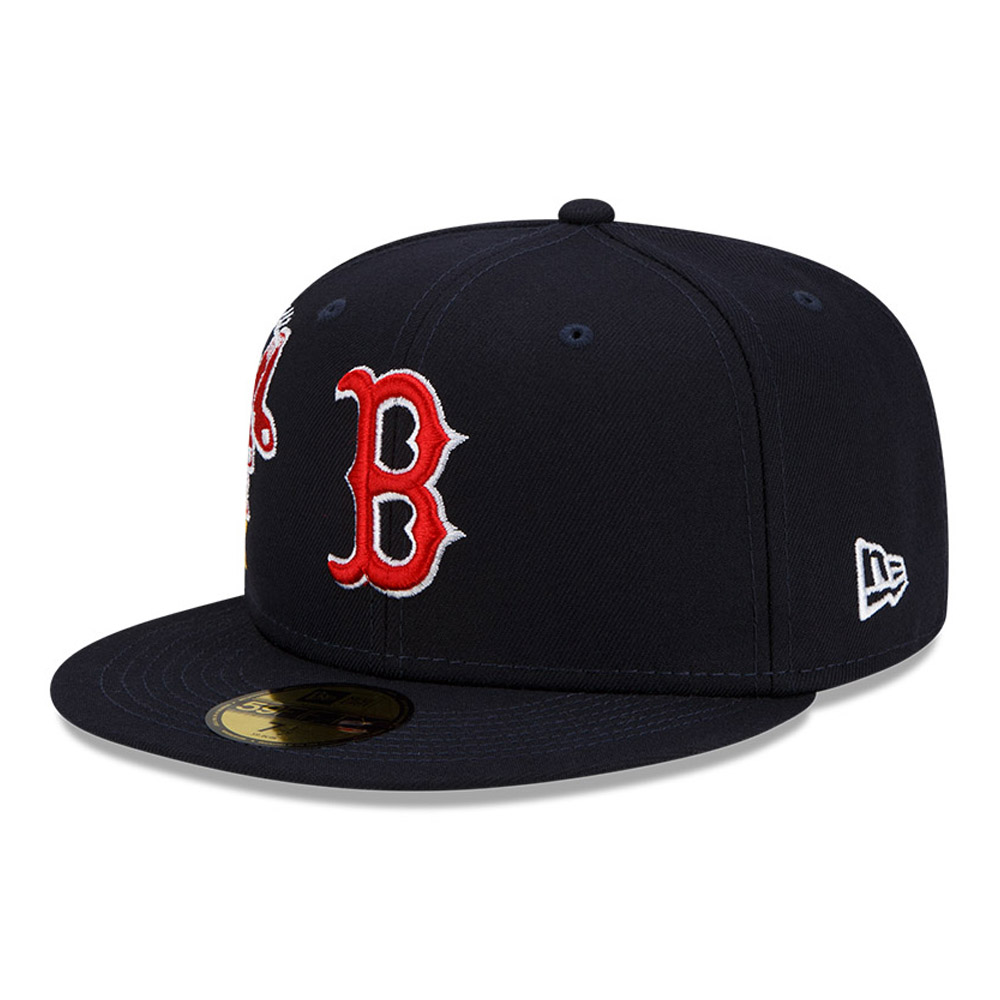 Official New Era Boston Red Sox MLB City Cluster OTC 59FIFTY Fitted Cap ...