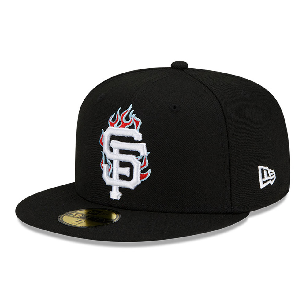 San Francisco Giants MLB Team Fire Black 59FIFTY Cap