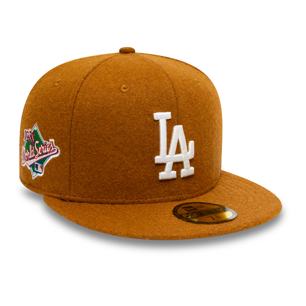Official New Era LA Dodgers MLB Heritage World Series Wheat 59FIFTY