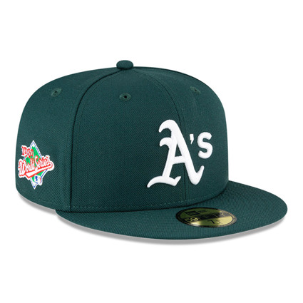 New Era 59Fifty Oakland Athletics World Series Dark Green / Yellow Fitted  Cap - NE60222531