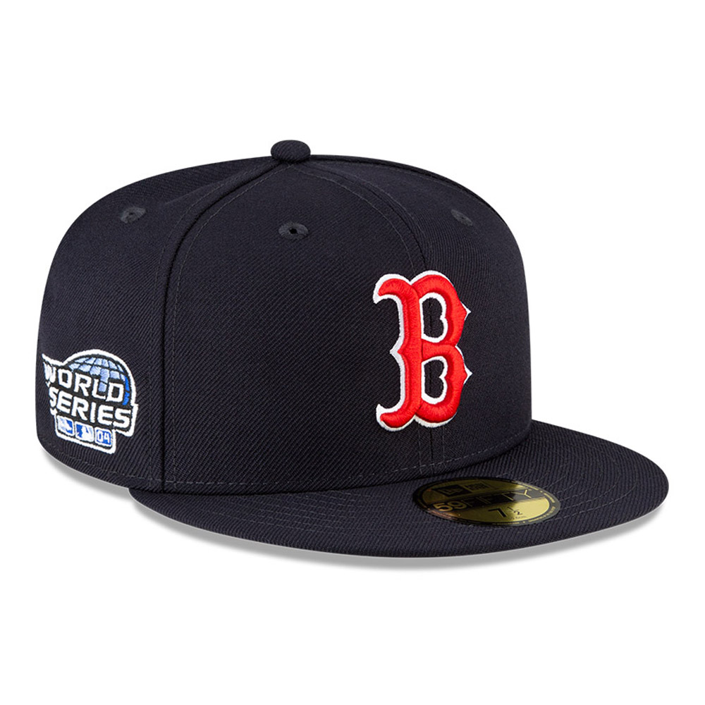 Official New Era Boston Red Sox MLB Side Patch OTC 59FIFTY Fitted Cap ...
