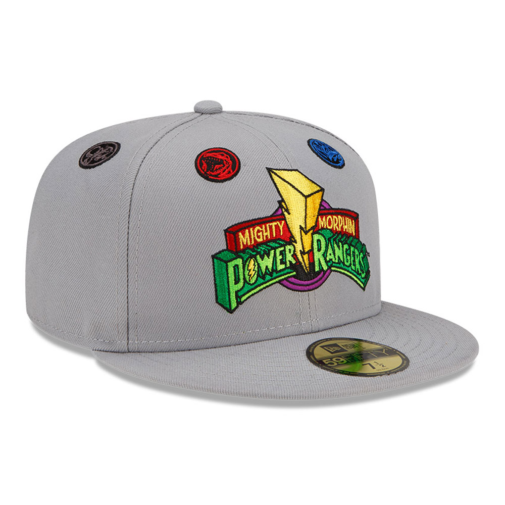 Power Rangers Logo Grey 59FIFTY Cap