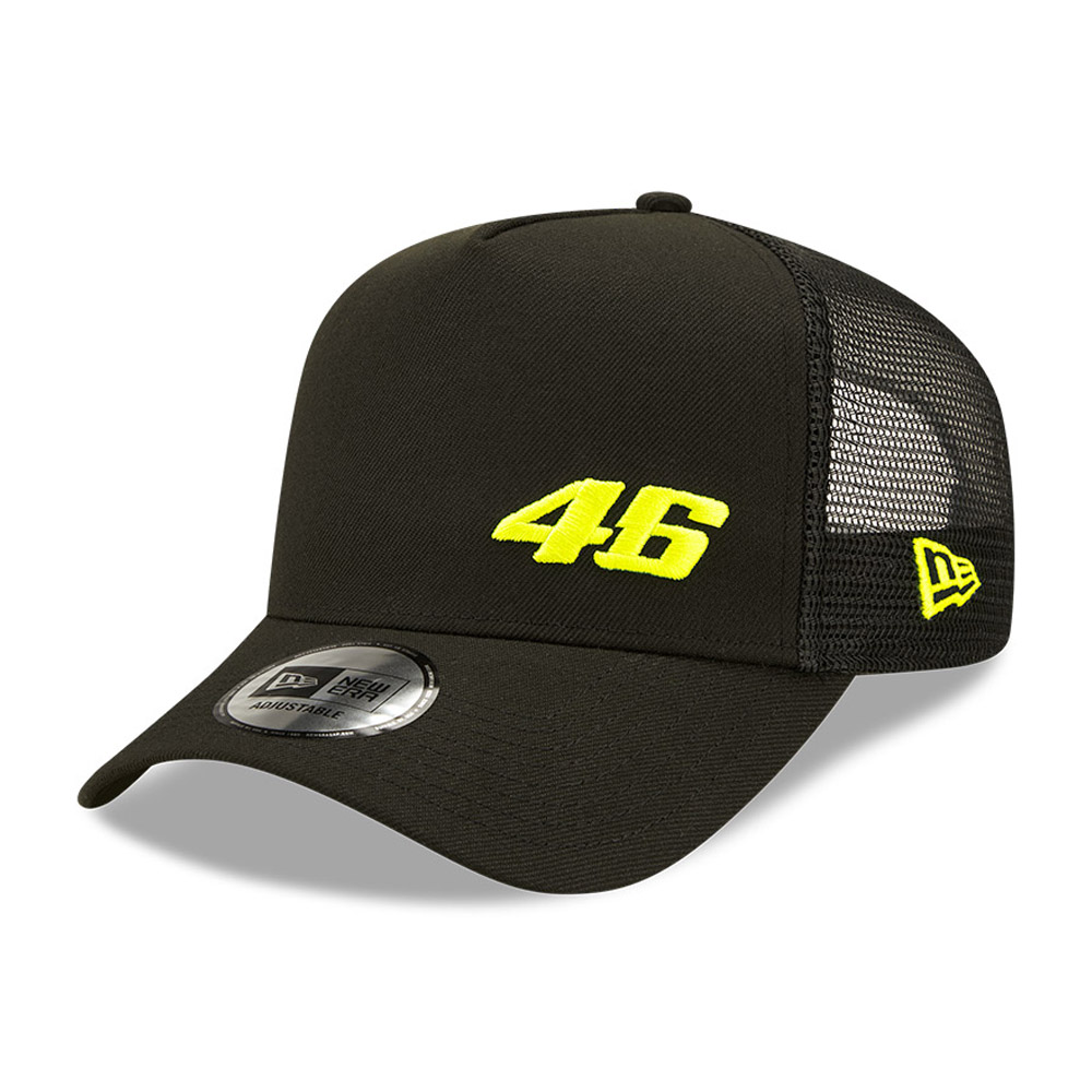 Official New Era VR46 Flawless Reprieve Black 9FORTY A-Frame Trucker ...
