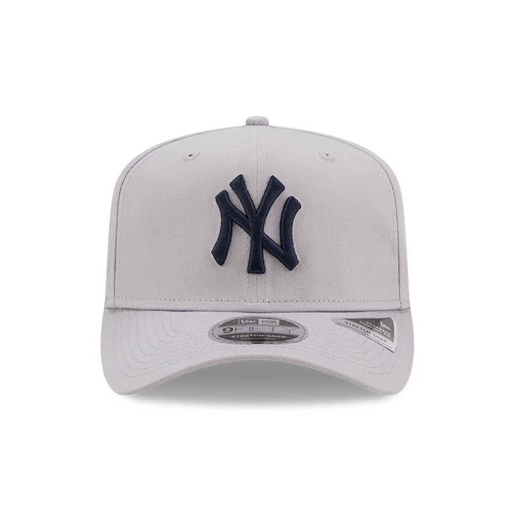 New York Yankees Team Grey 9FIFTY Stretch Snap Cap