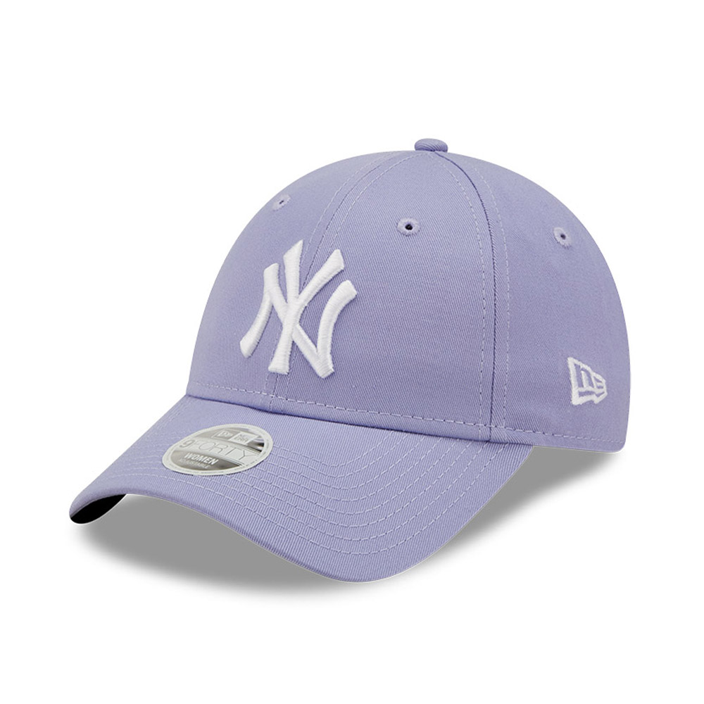 New York Yankees League Essentials Womens Lilac 9FORTY Adjustable Cap