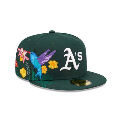 New Era 59Fifty Oakland Athletics World Series Dark Green / Yellow Fitted  Cap - NE60222531