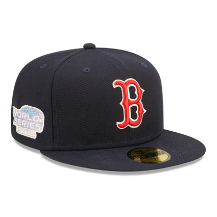 New Era 59FIFTY Boston Red Sox Pop Sweat Fitted Hat 7 1/2 / Navy/Pink