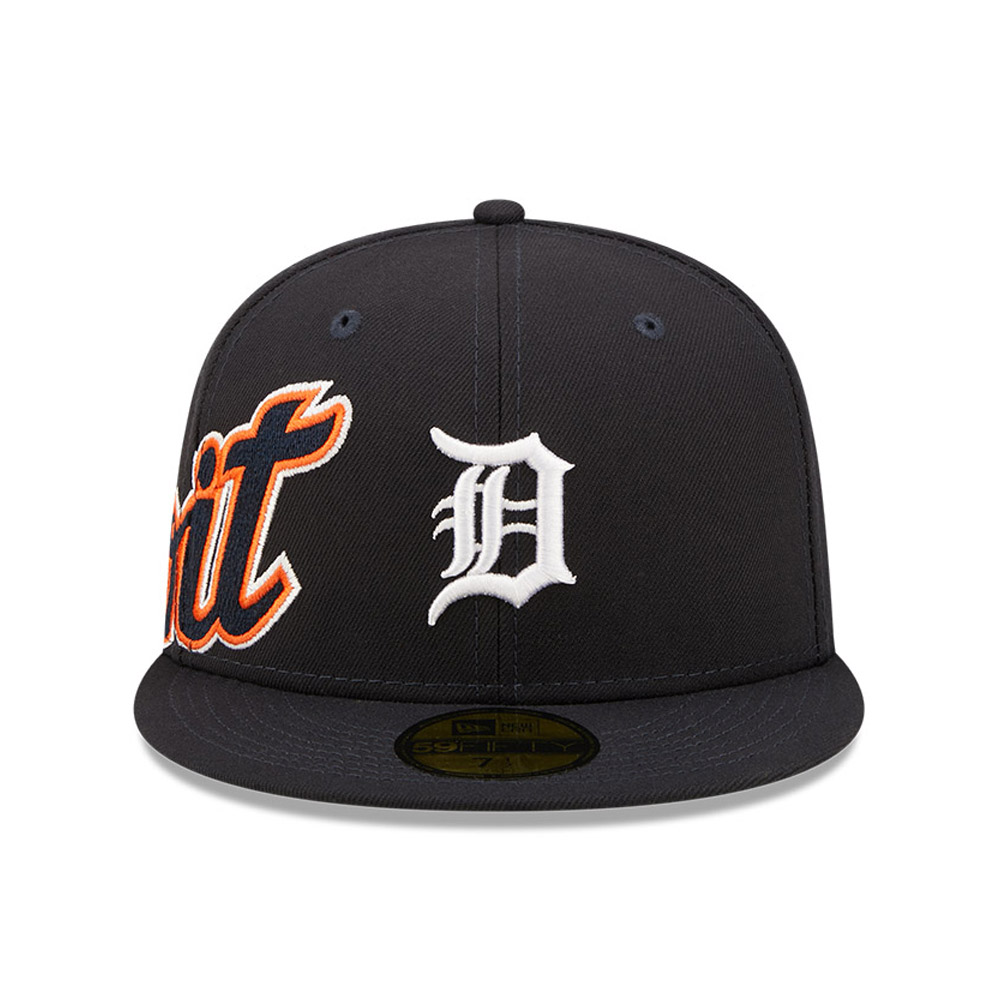 Detroit Tigers MLB Side Split Navy 59FIFTY Fitted Cap
