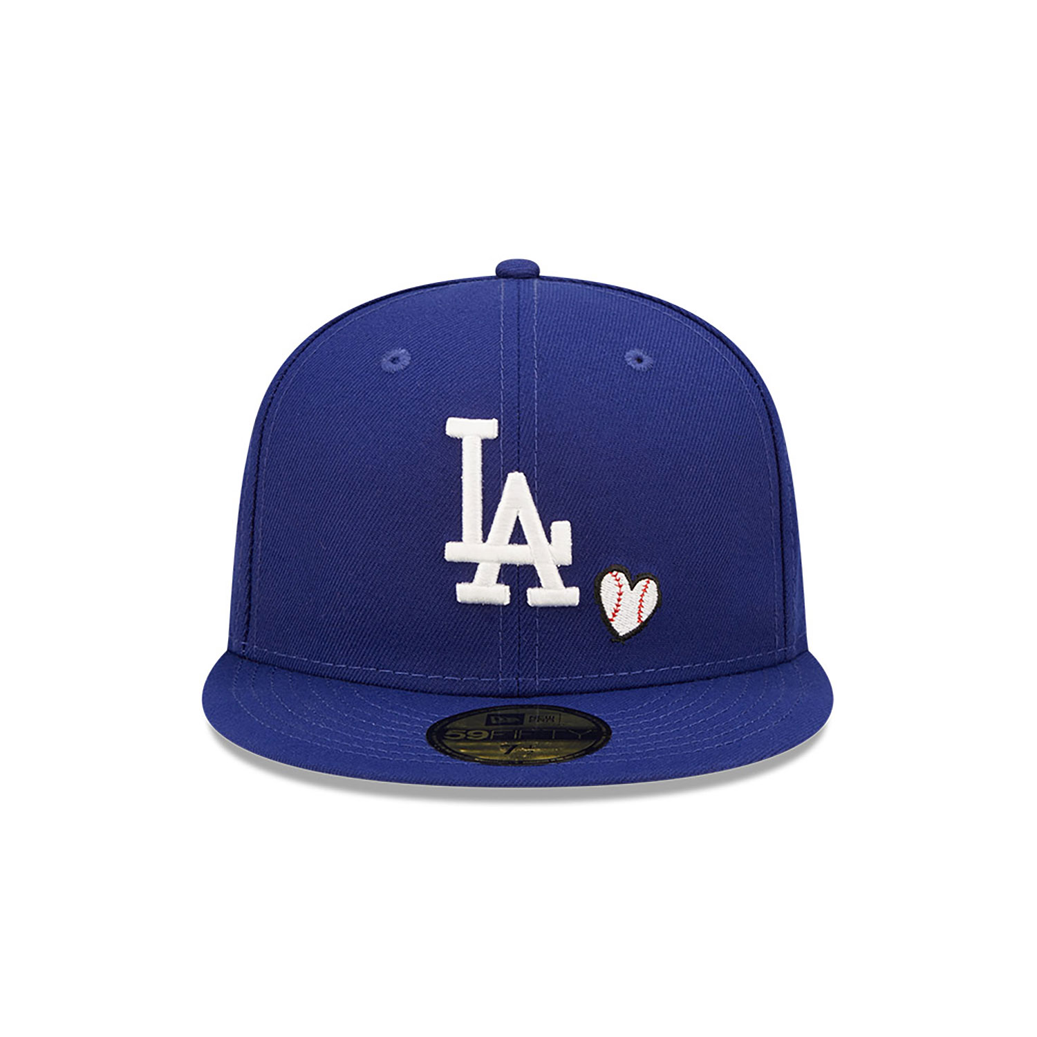 LA Dodgers MLB Team Heart Blue 59FIFTY Fitted Cap