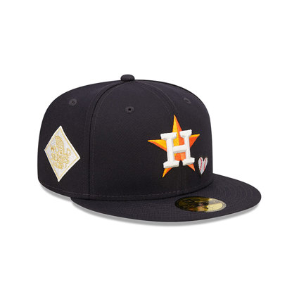 New Era 9Fifty Cap Mens Houston Astros World Series 2017 Navy Blue Snapback  Hat