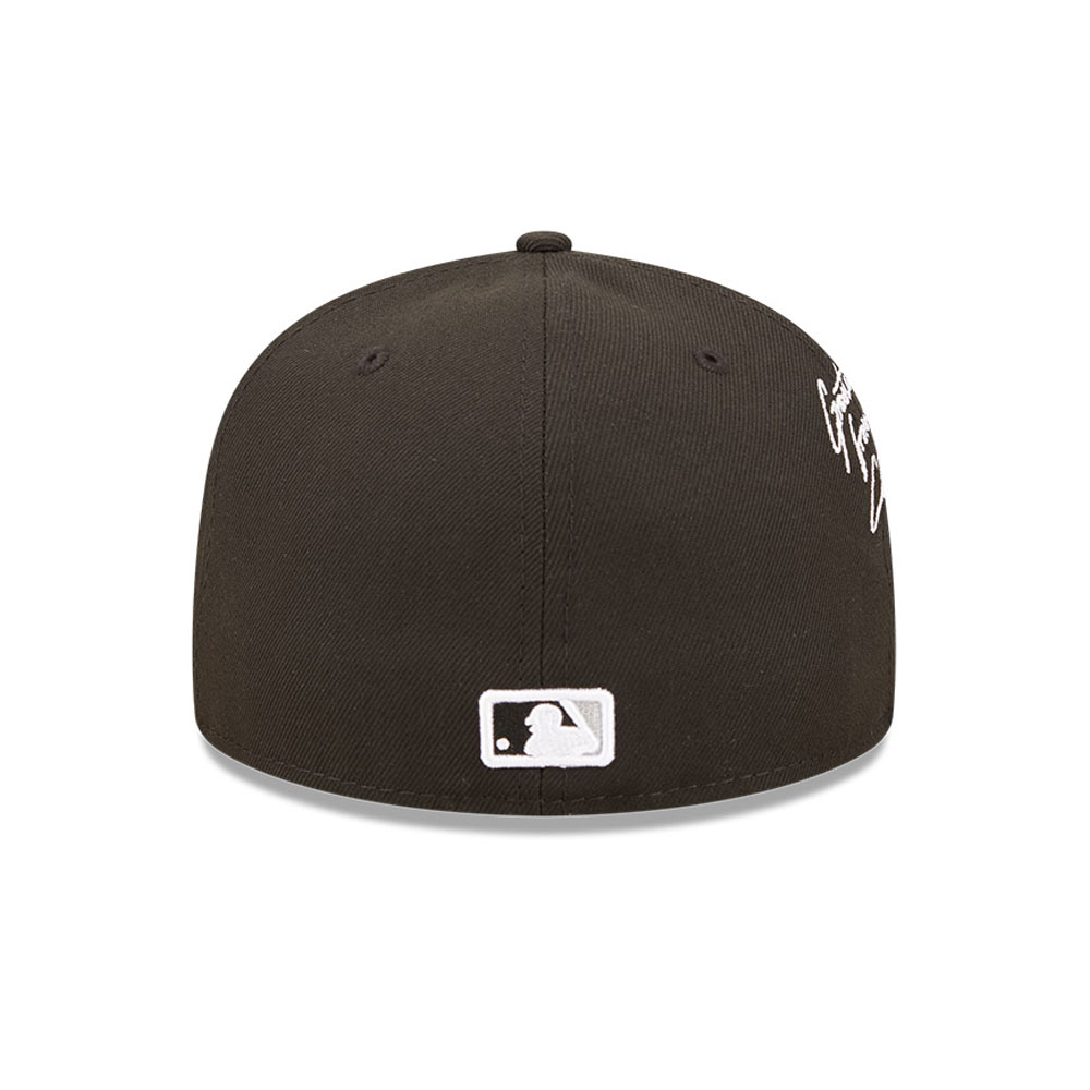New Era 59FIFTY Chicago White Sox Cloud Icon Fitted Hat Black