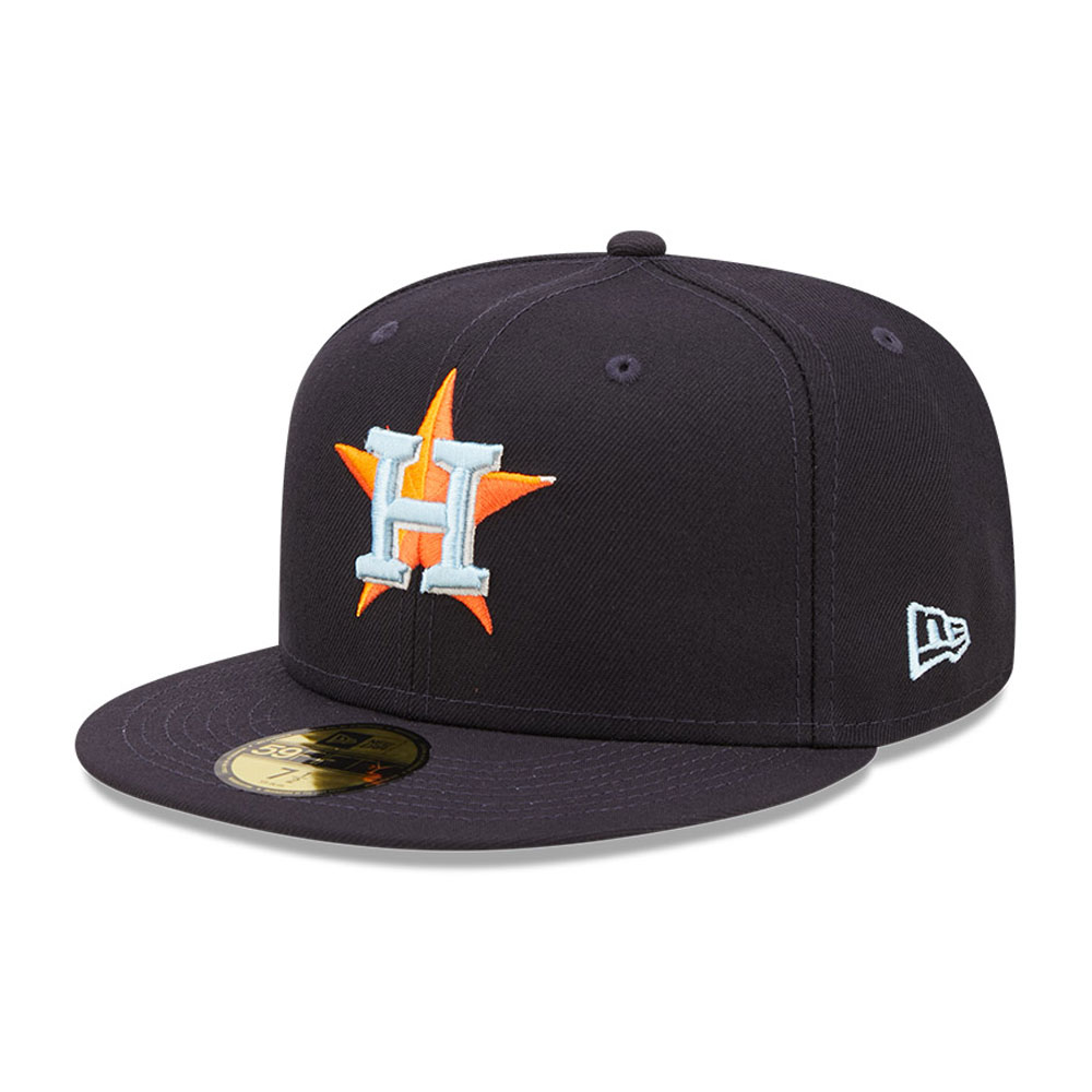 Official New Era Houston Astros MLB Cloud Under OTC 59FIFTY Fitted Cap ...