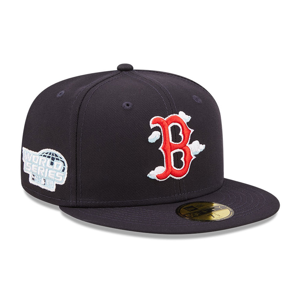 New Era Boston Red Sox Clouds T-Shirt (Navy) M