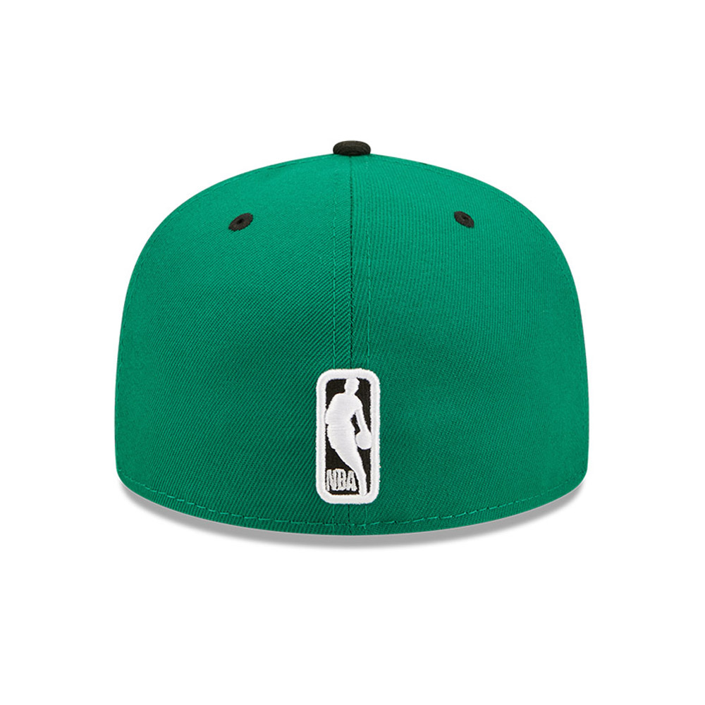 Official New Era Boston Celtics NBA Fire Kelly Green 59FIFTY Fitted Cap ...